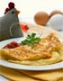 Omeleta s opeenou houskou